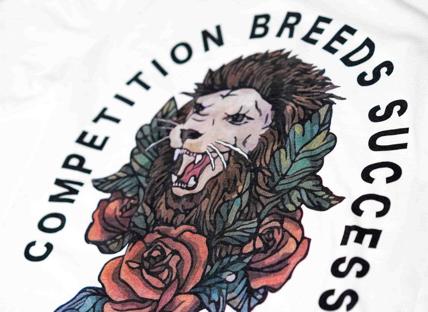 Competition Breeds Success Tee | White